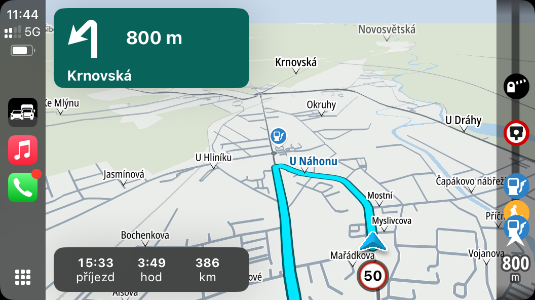 tomtom go navigace evtech